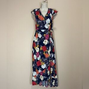 BAND OF THE FREE Floral High Low Maxi Sundress, Size M